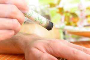 What is moxibustion?