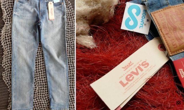 Levi's fabrique des vêtements avec des restes de pêche et des tapis