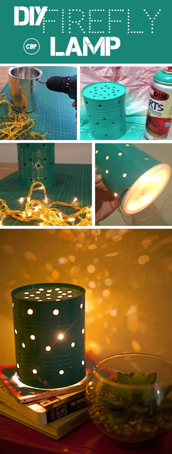 Lamp with aluminum can