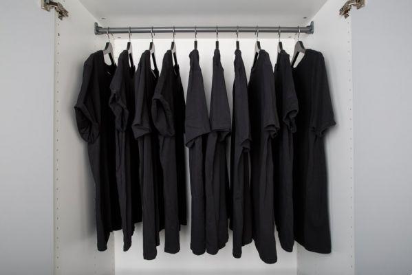 Dreaming of black clothes: new, used, clean, torn and more!
