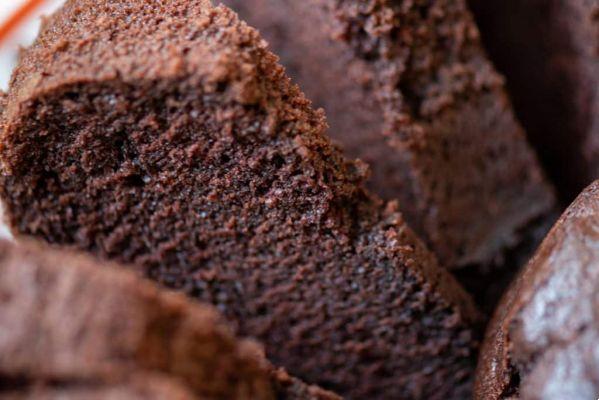 receta saludable de bizcocho de chocolate