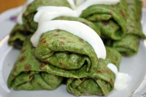 Spinach pancake recipe and its benefits
