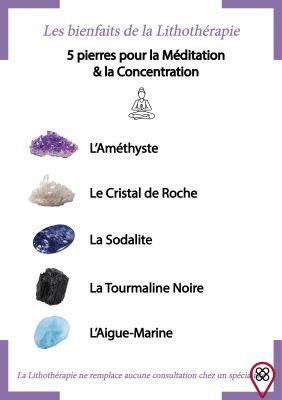 Stones to help with meditation