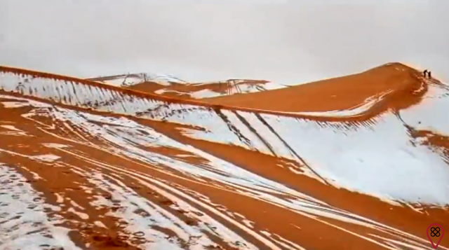 Nevó en el Sahara: ¡mira el fenómeno que pasó en el desierto!