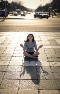 Meditación en las calles de SP