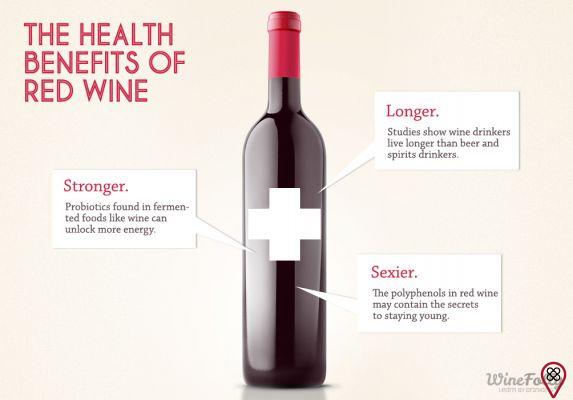 What benefits does red wine bring to our health?