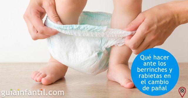 Does a child work? Diaper removal and tantrum start