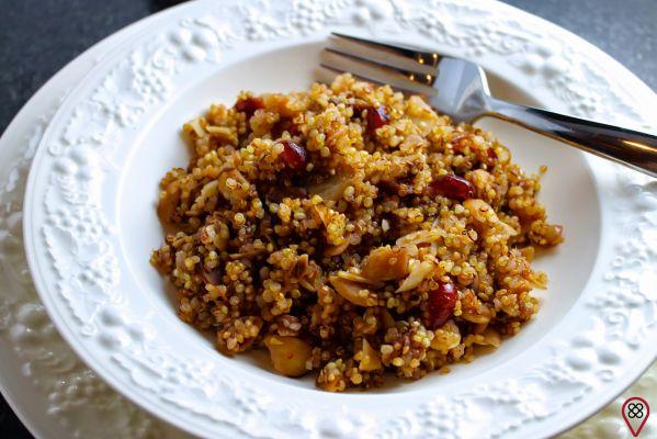 Recipes: rice with quinoa and bay leaf